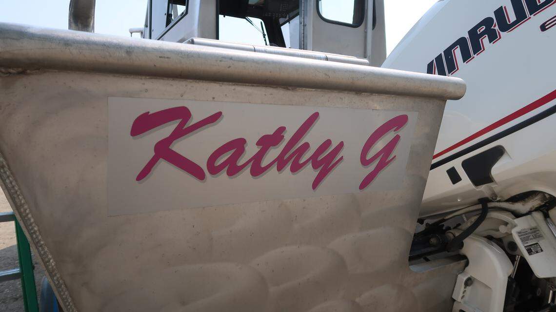 Gene Ralston’s boat, Kathy G., is named after a recovered victim.