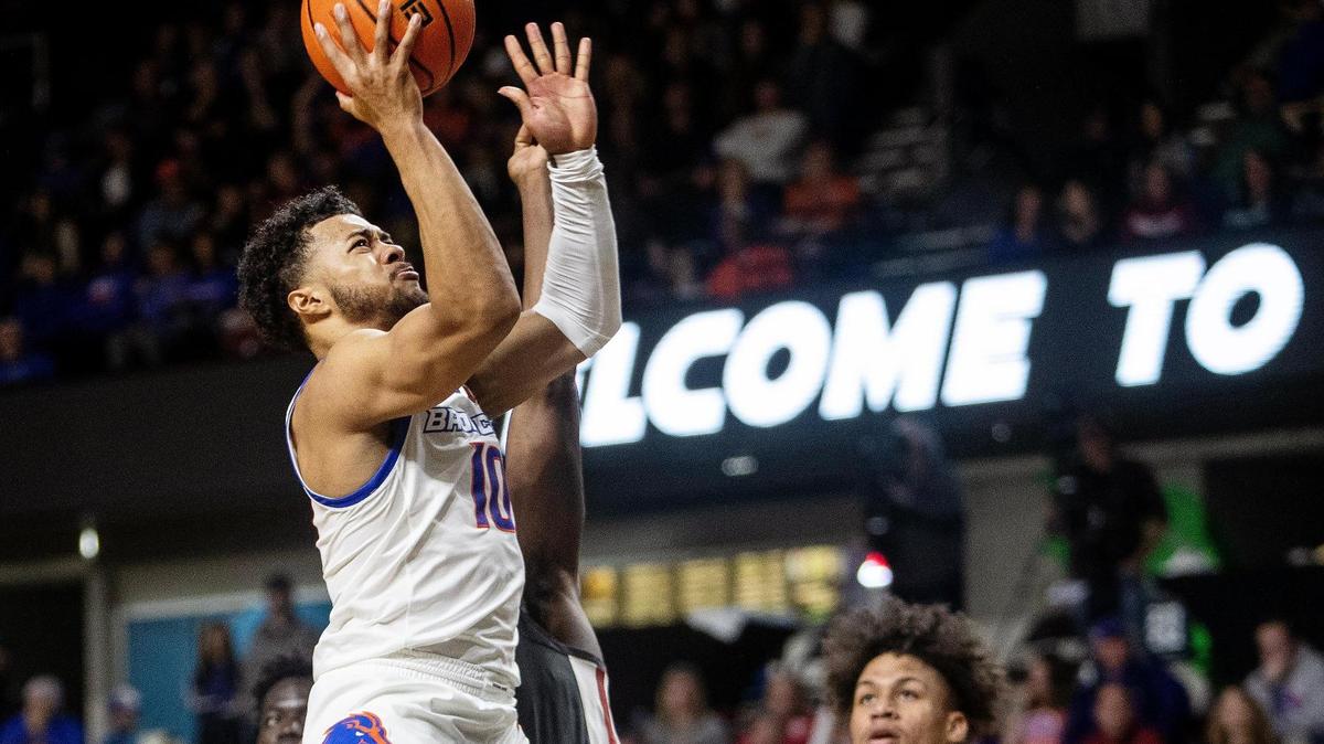 Boise State’s Marcus Shaver Jr. is averaging 14.2 points and 9.0 rebounds per game.
