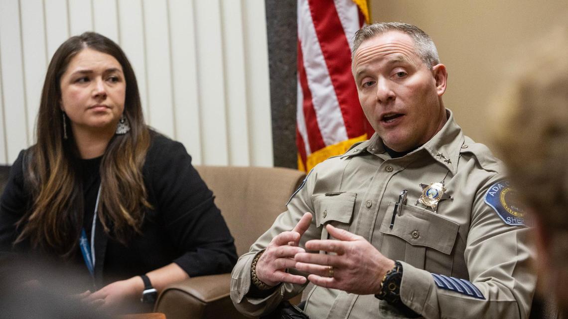 Ada County Sheriff Matt Clifford speaks with the Idaho Statesman at the Ada County Sheriffs Office. Clifford hoped voters would approve a bond to expand the Ada County jail during the 2023 election.