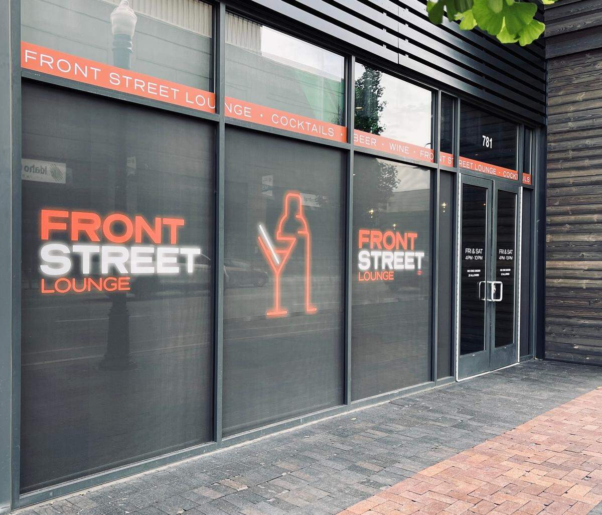 Front Street Lounge is serving drinks two evenings a week in the BoDo district.