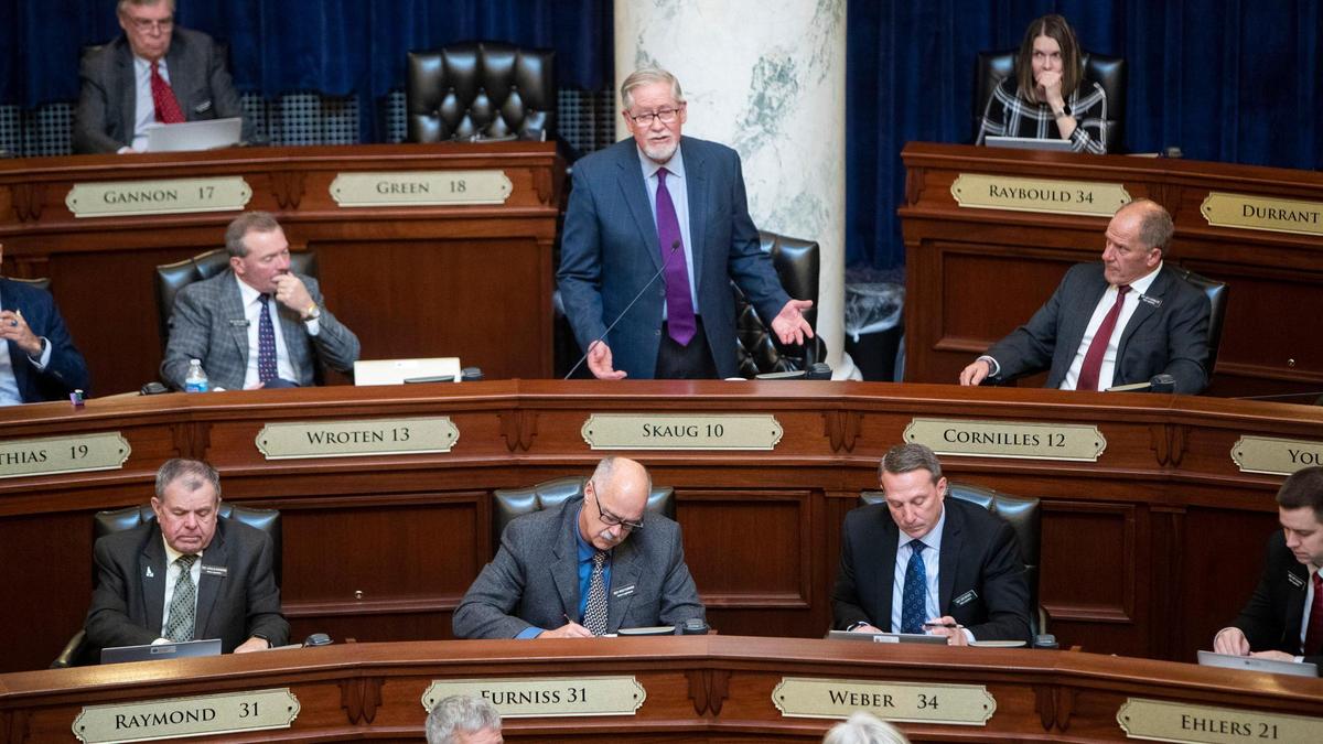 Rep. Bruce Skaug, R-Nampa, chair of the House judiciary committee, co-sponsored Idaho’s new firing squad execution law, which took effect July 1.