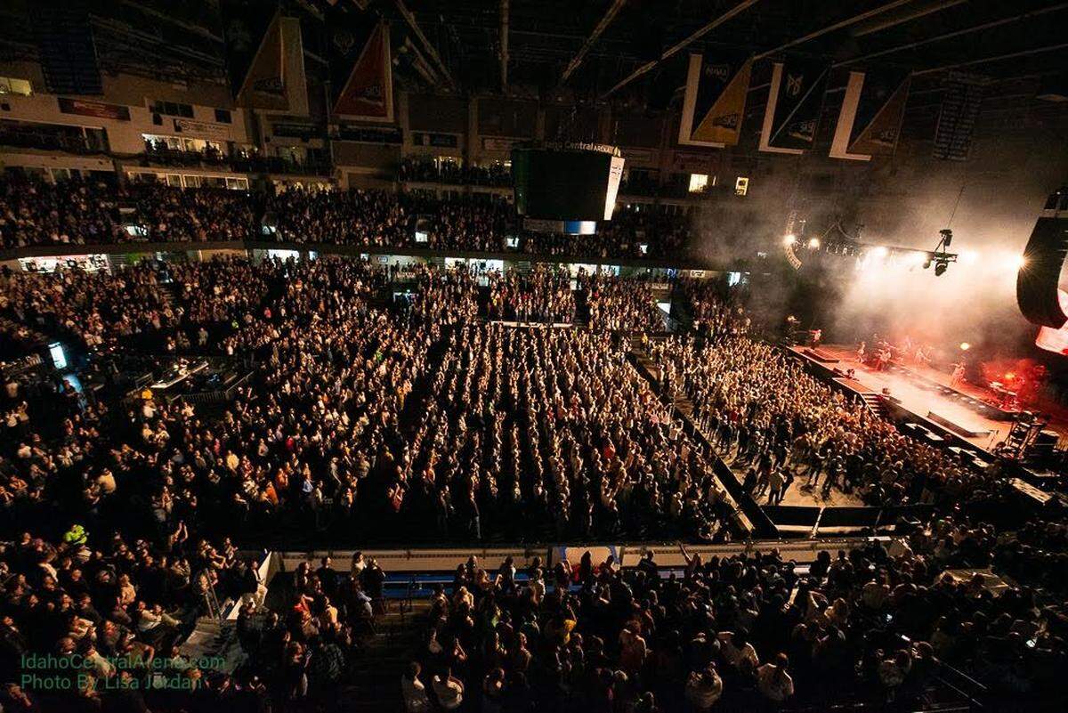 Idaho Central Arena in downtown Boise can hold about 5,000 concertgoers at its maximum capacity. Kevin Hart’s show will be set up for about 4,500.