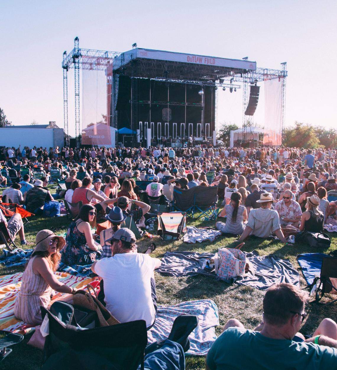 Temperatures are expected to be scorching on Wednesday, the same day venues such as Outlaw Field will host concerts.