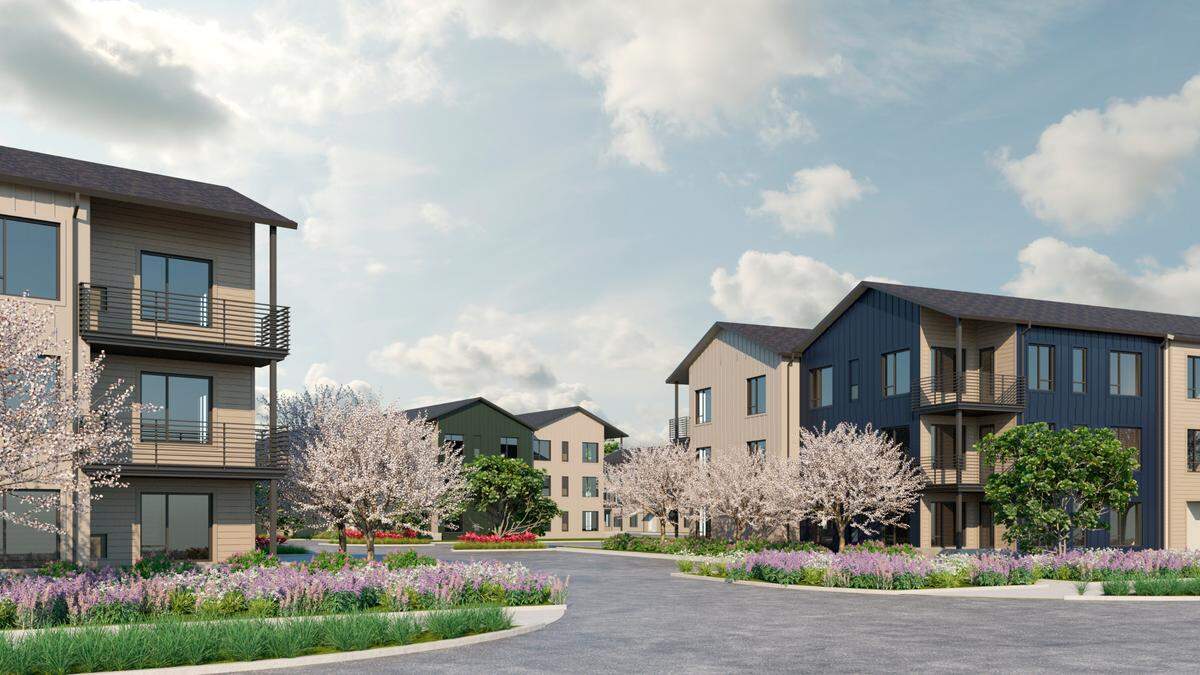 The Dovetail apartments will feature a mix of one-, two- and three-bedroom apartments. Rents will be between an estimated $1,600 to $1,900 a month.