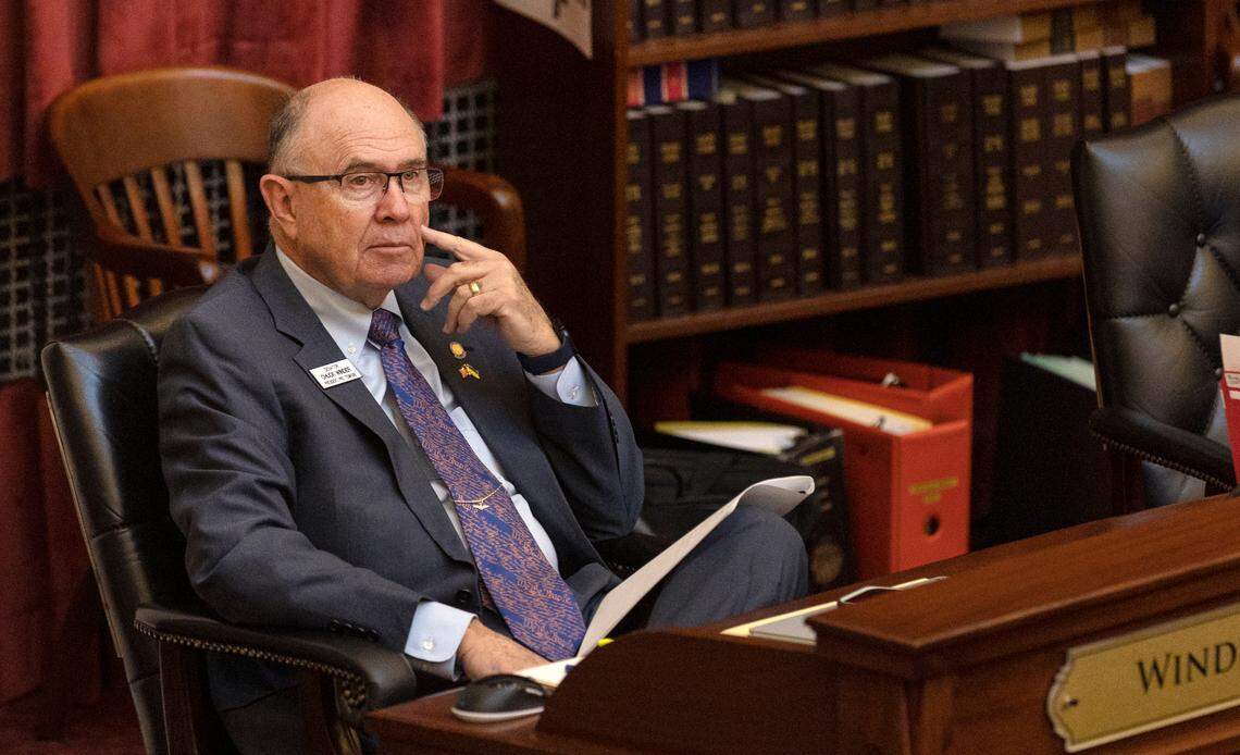 Senate President Pro Tem Chuck Winder, R-Boise, was one of the staunchest critics of those who opposed the sale of the ITD campus in Boise.