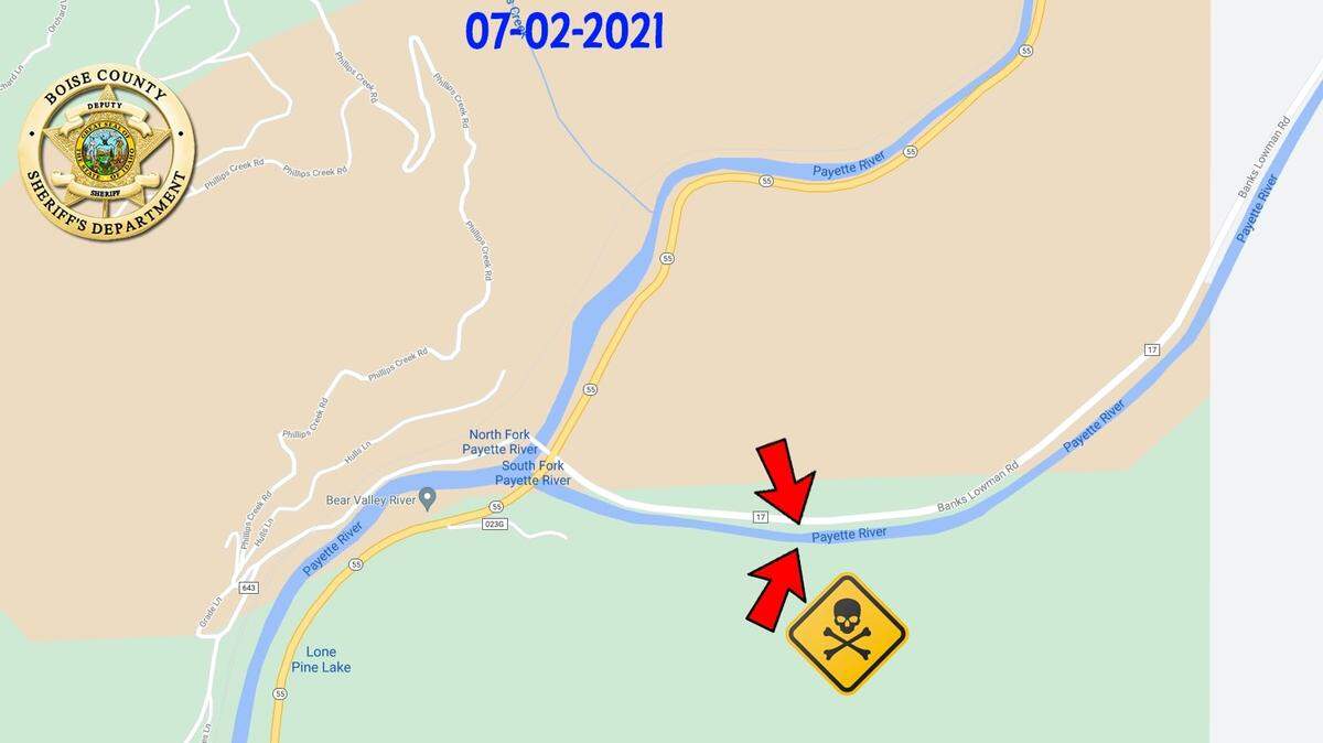 The Boise County Sheriff’s Office warns the situation could be deadly for people floating the river.