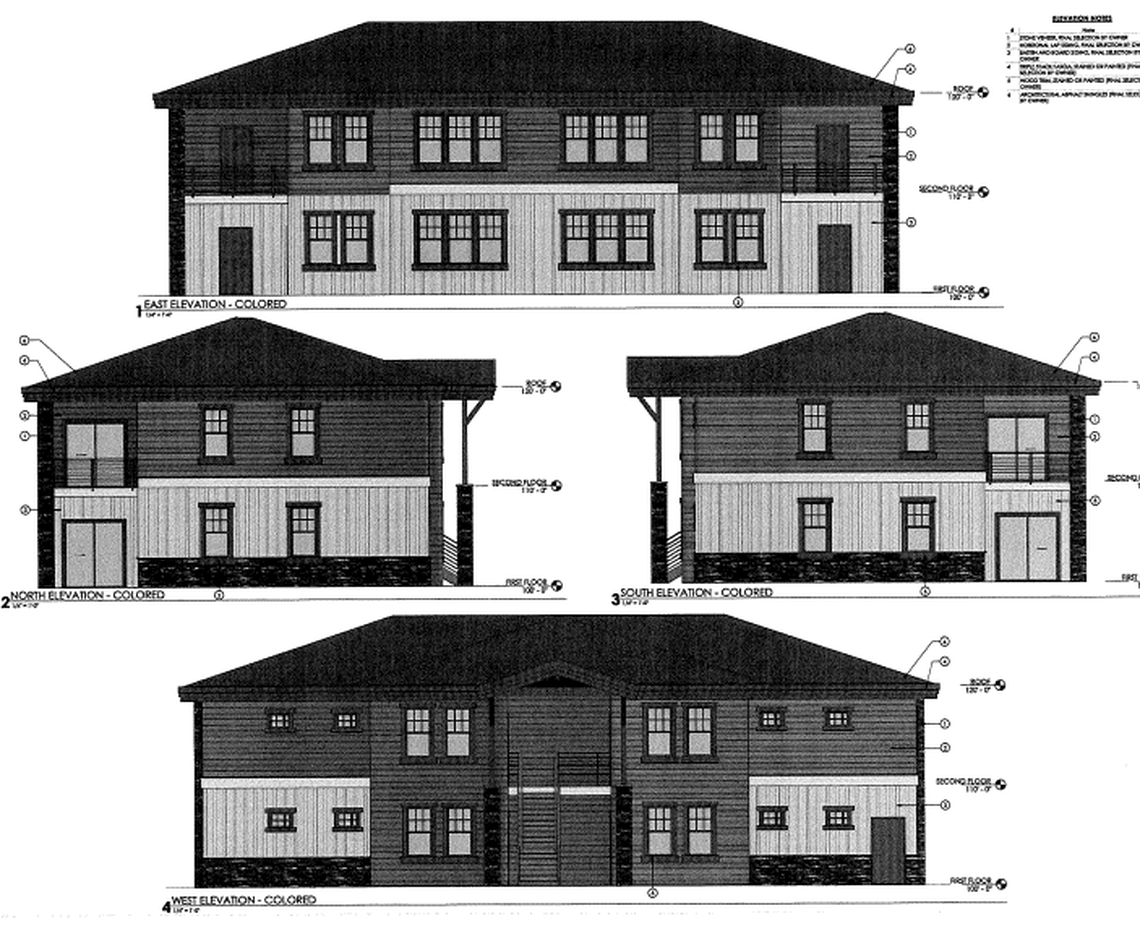 Leon Kerns of Superior Interiors, Inc. is hoping to develop a four-plex on Pine Avenue.