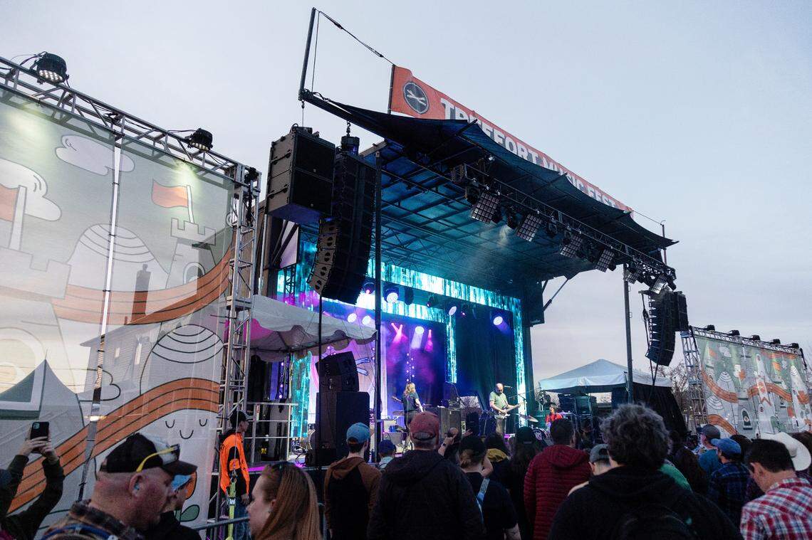 Built to Spill performs on the main stage at Treefort Music Fest in downtown Boise in March.