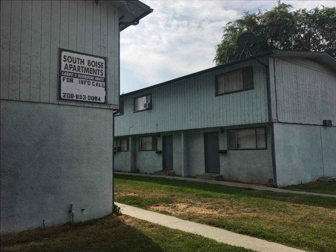 The apartments at 1104-1108 South Grant Avenue are among properties Boise State University received permission to acquire through eminent domain if necessary to build its baseball field. The university has already agreed to a tentative agreement to acquire the South Boise Apartments, according to State Board documents.