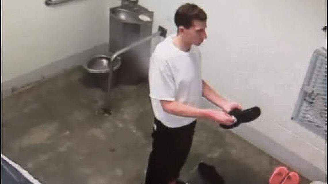 Leaked prison security video of Bryan Kohberger posted online in August after he was sentenced to life in prison and transferred to Idaho’s maximum security prison south of Boise in July. Kohberger pleaded guilty to murdering four University of Idaho students in a November 2022 knife attack.