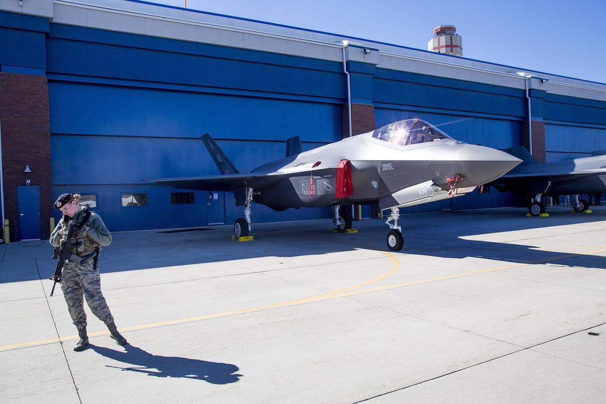 A F-35 on display at the Gowen Thunder air show in October 2017 at Gowen Field in Boise. People who live near the Boise Airport have fought the potential for a full-time F-35 mission near them in part because of the noise the jets would create.
