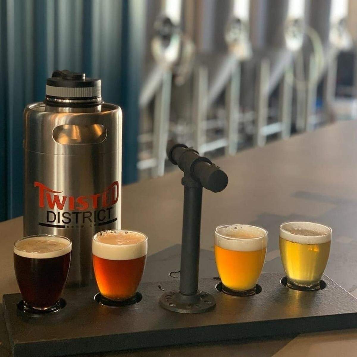 Garden City’s newest brewery is slowly building up a selection of beers made on site.