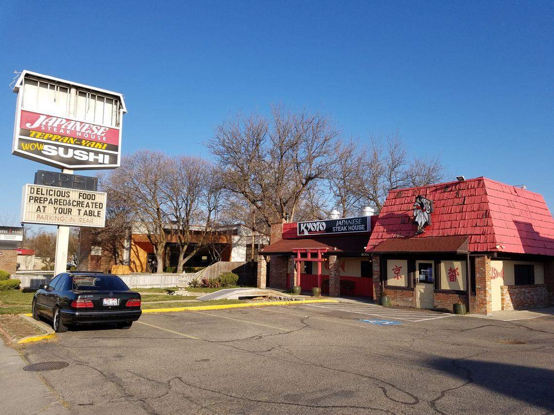 Kyoto Japanese Steak House on the morning of Tuesday, March 30. The restaurant has been a staple on Fairview Avenue since the 1990s.