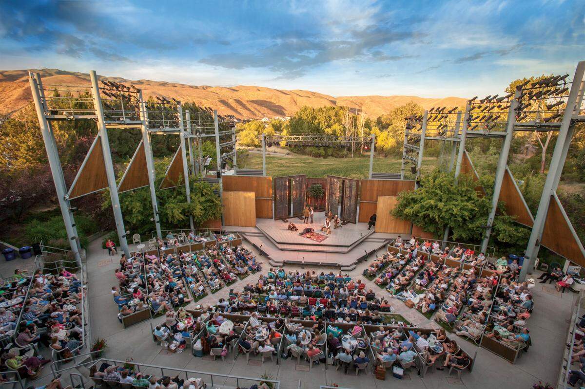 Ada County commissioners have approved a variance for the Idaho Shakespeare Festival to renovate its hillside seating area, converting it to permanent seating.