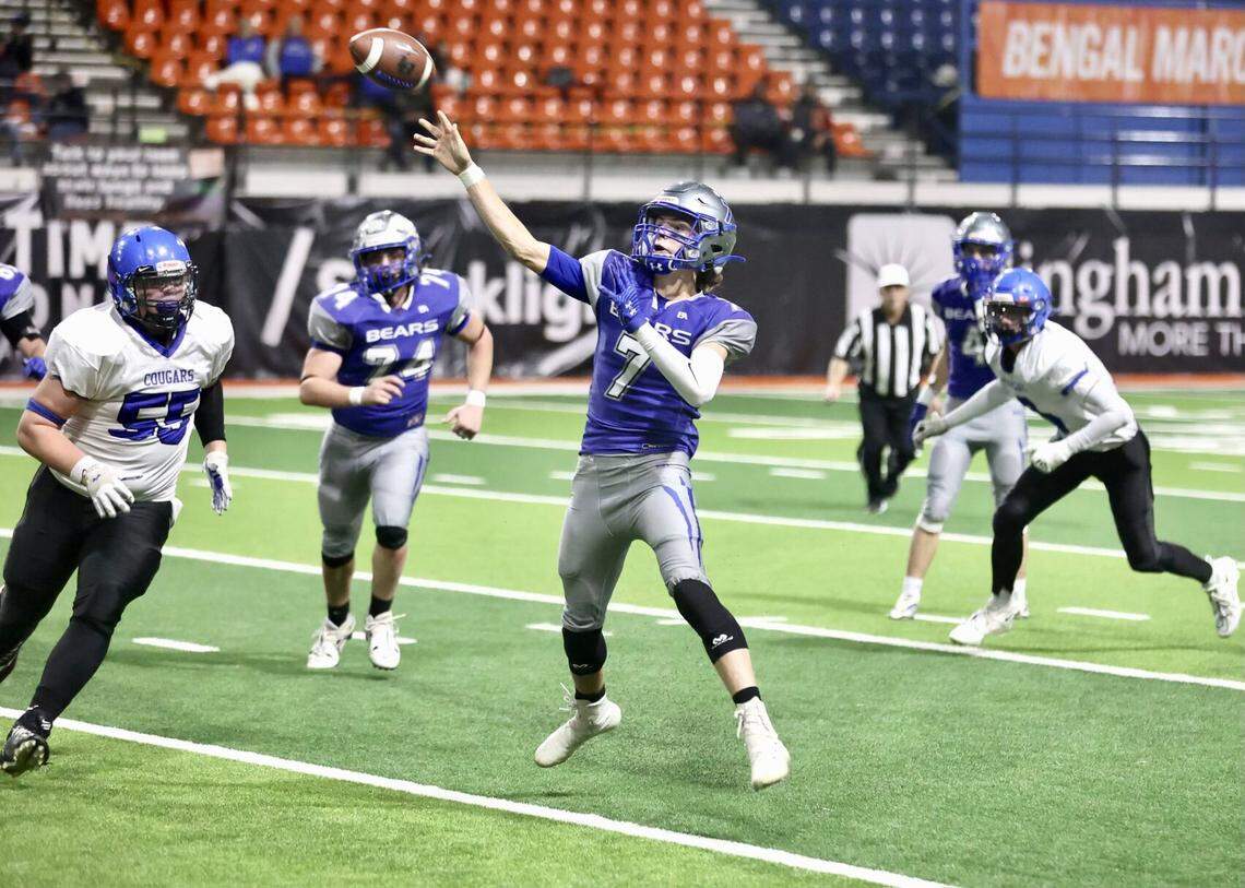 Bear Lake quarterback Tayson Neal was voted the 2A All-Idaho Player of the Year by the state’s football coaches.