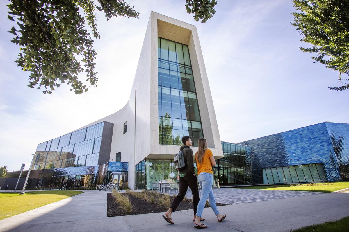 Architecturally innovative, Boise State University’s $45 million Center for the Visual Arts was built by ESI and opened in 2017.