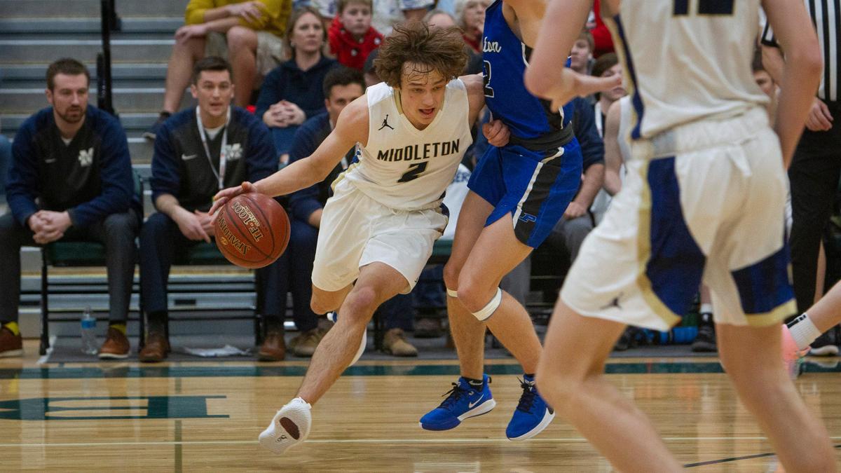 MIddleton’s Merit Foote remains sidelined with a broken collarbone. But he’s expected to return later this month and figures to be one of the 4A SIC’s top guards.