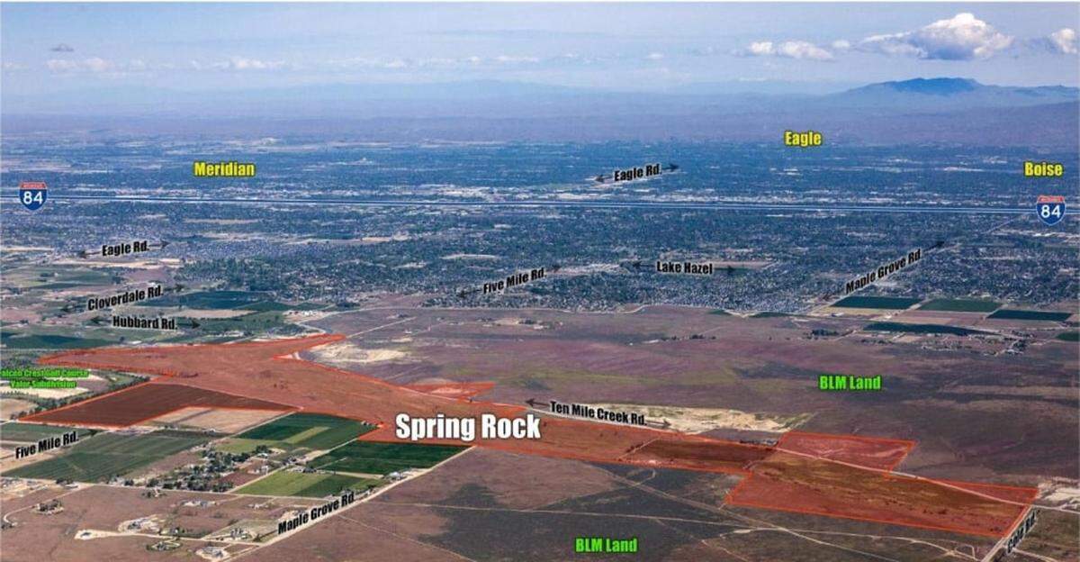 The Spring Rock Subdivision developers plan to have a variety of housing types in the project, including single family homes and apartments.