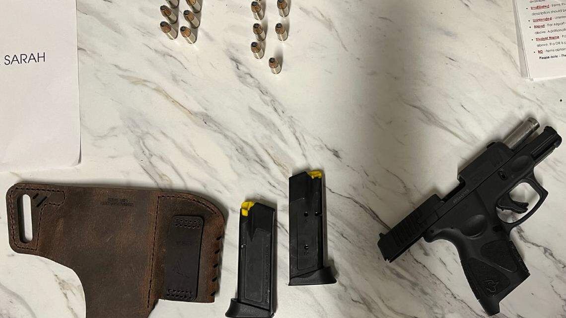 The most recent gun discovery at the Boise Airport, found during routine screening.