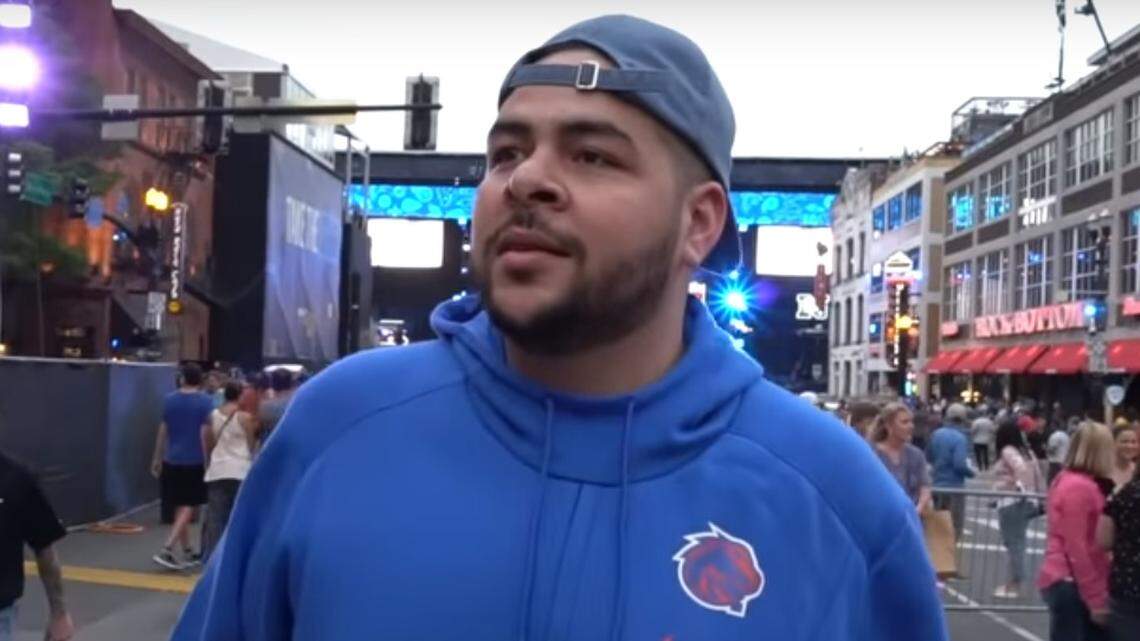 He partied with fans as a first-round draft pick out of Boise State, but he wasn’t real.