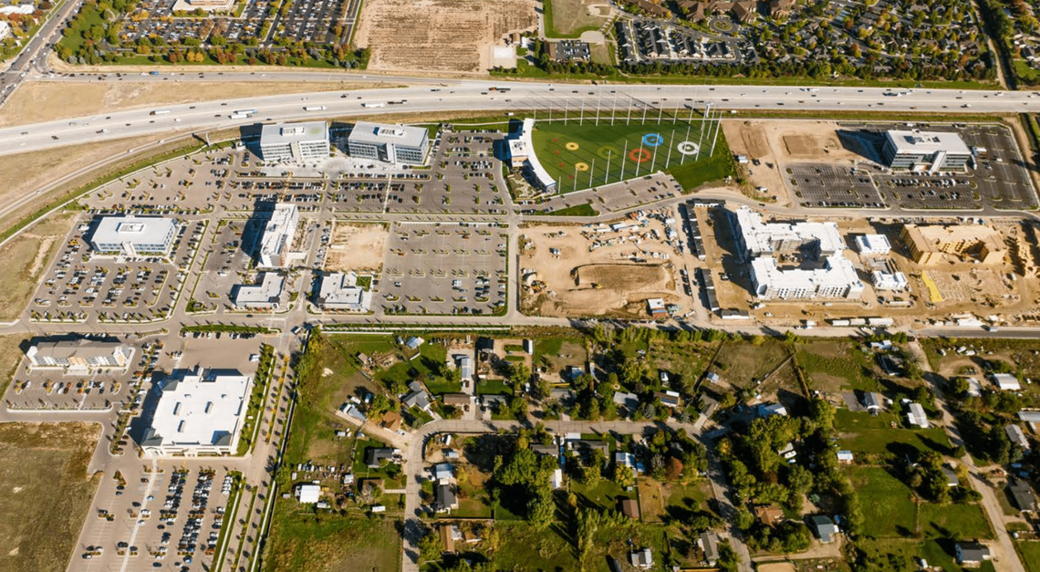 Eagle View Landing sits at the corner of Eagle Road and I-84.