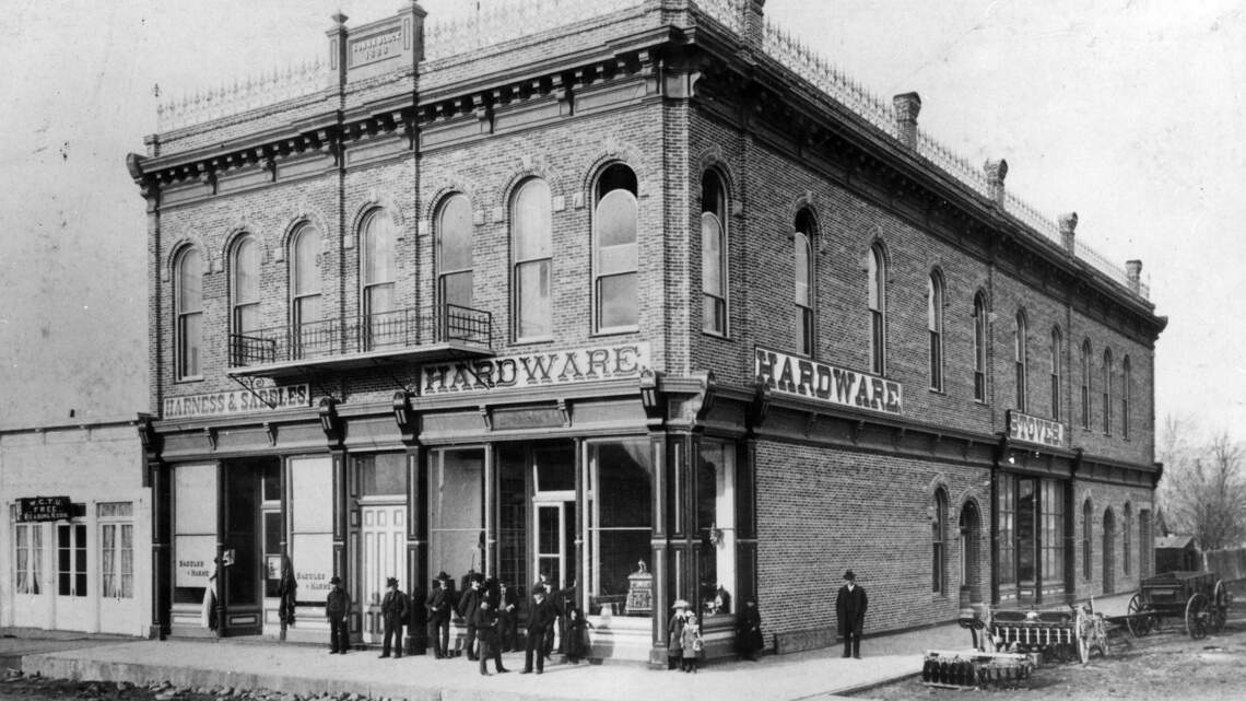 Hardware store with an opera house above it? Peter Sonna, an 1890s Boise mayor, built it
