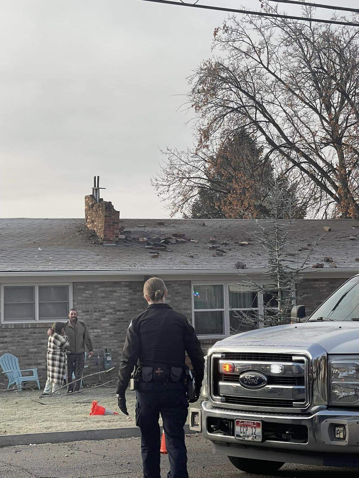 Police suspect the vehicle failed to navigate a turn in the roadway.