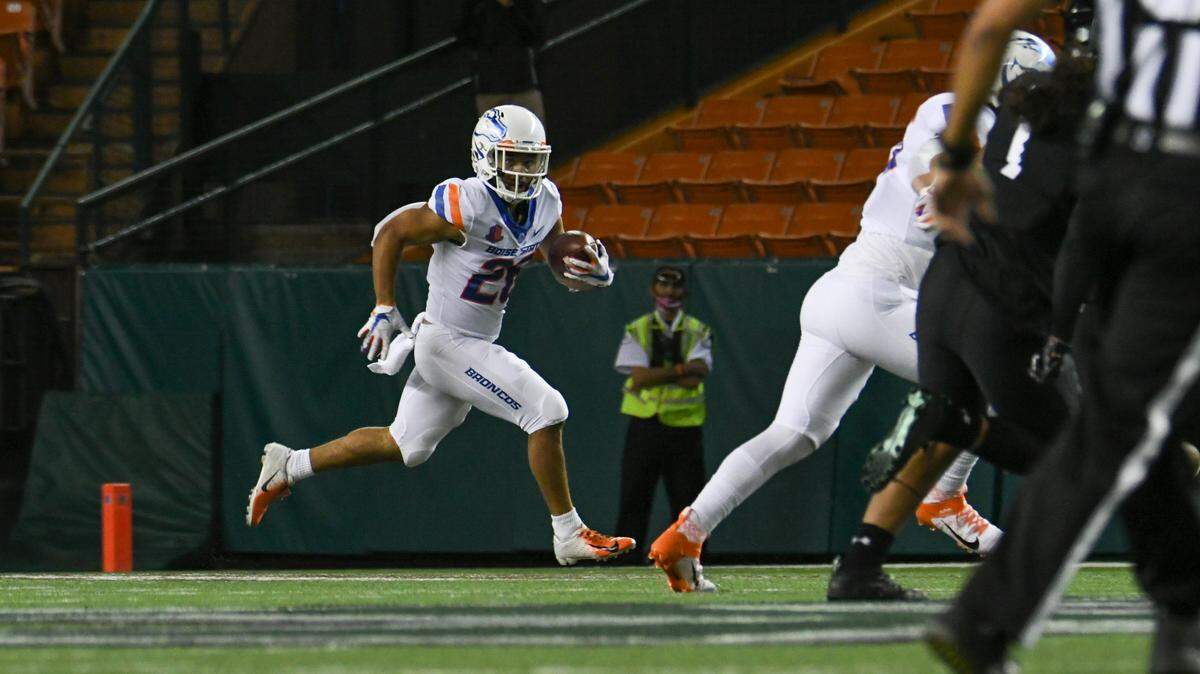 Boise State’s Avery Williams is a two-time Mountain West Special Teams Player of the Year and he scored nine special teams touchdowns during his career.