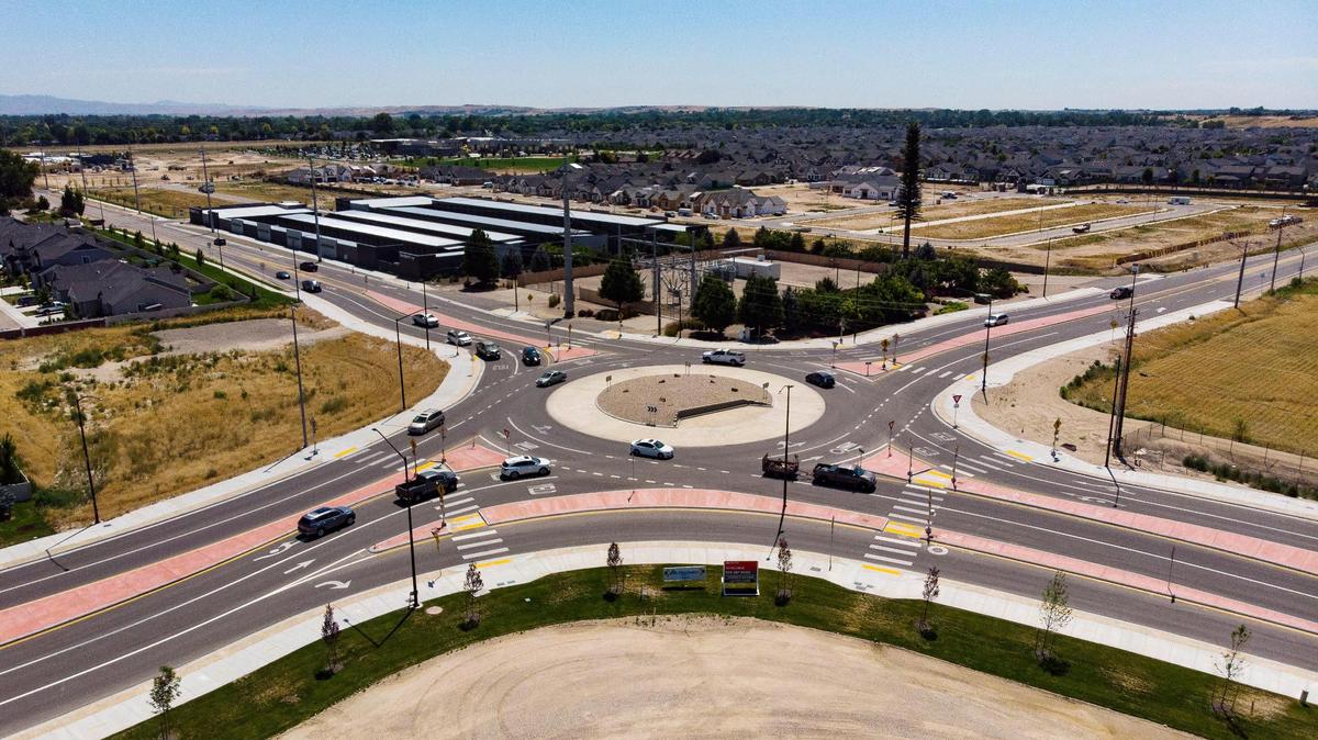 Bicycles are permitted to use roundabouts in Kentucky. Just don’t try and pass them in your vehicle.
