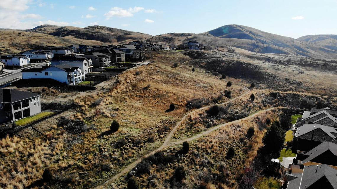 Hiking trails in the Foothills of the Avimor community. Eagle is considering a request from Avimor to add the development to the city.