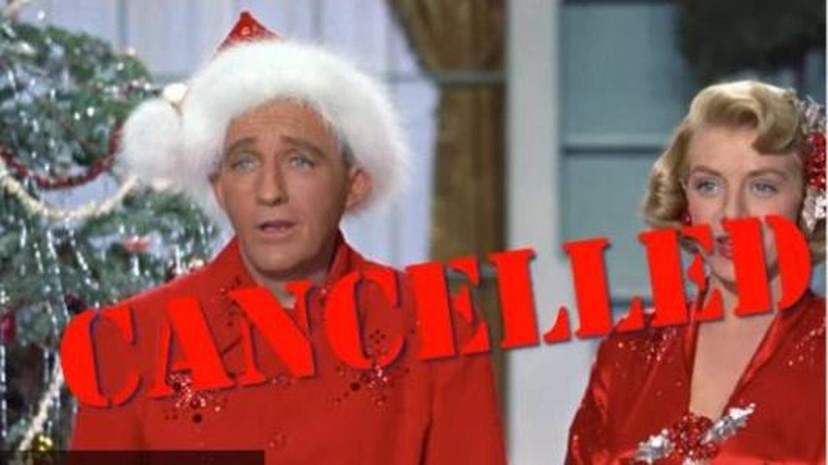 A screen capture from the Boise Classic Movies website informing patrons that “White Christmas” has been nixed.