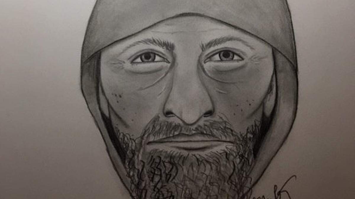 A sketch of the suspect