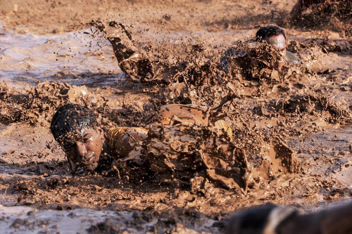The Tater Dash Mud Run was an annual tradition at Twin Oaks Farms.