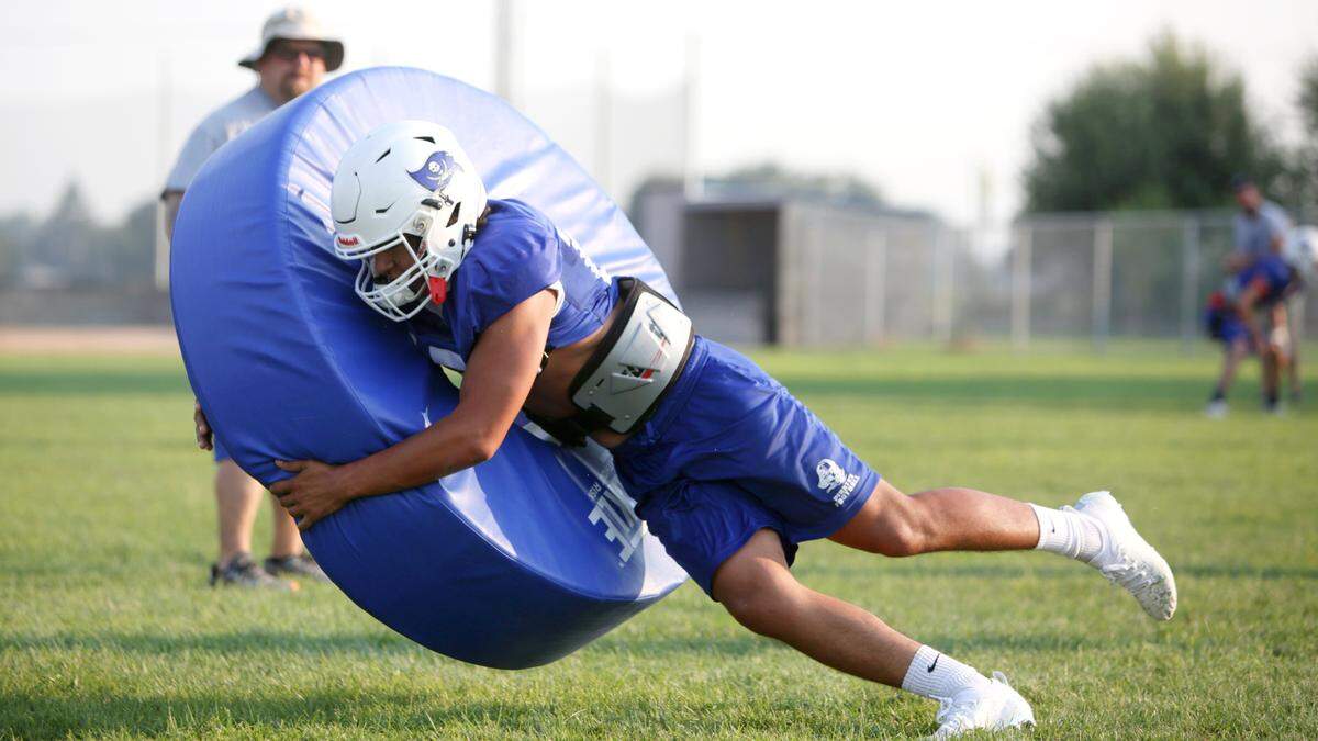 Notus senior Julian Gallegos returns after racking up 17 sacks last year to win the 1A Division I WIC Defensive Player of the Year award.