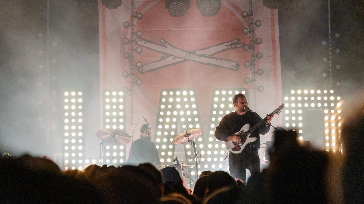 Unknown Mortal Orchestra performs on the Main Stage at Treefort Music Fest in 2023.