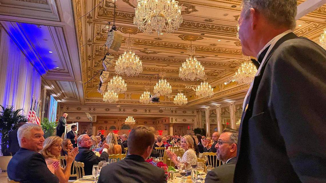 Idaho Gov. Brad Little posted this photo to his Facebook page Friday. “Last night it was an honor to be recognized by the 45th President of the United States, Donald Trump,” Little wrote, giving a hint to why he was out of the state of Idaho.
