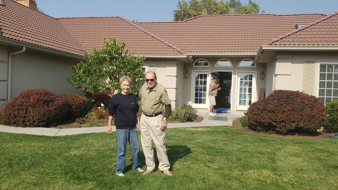 Bette Wright and Jim Lepman moved into their newly-bought home on East Chatham Court in Eagle last week after paying $30,000 over asking price. The three-bedroom, three-bathroom home was listed for $620,000. They were able to buy the home after a previous buyer was unable to complete the sale.