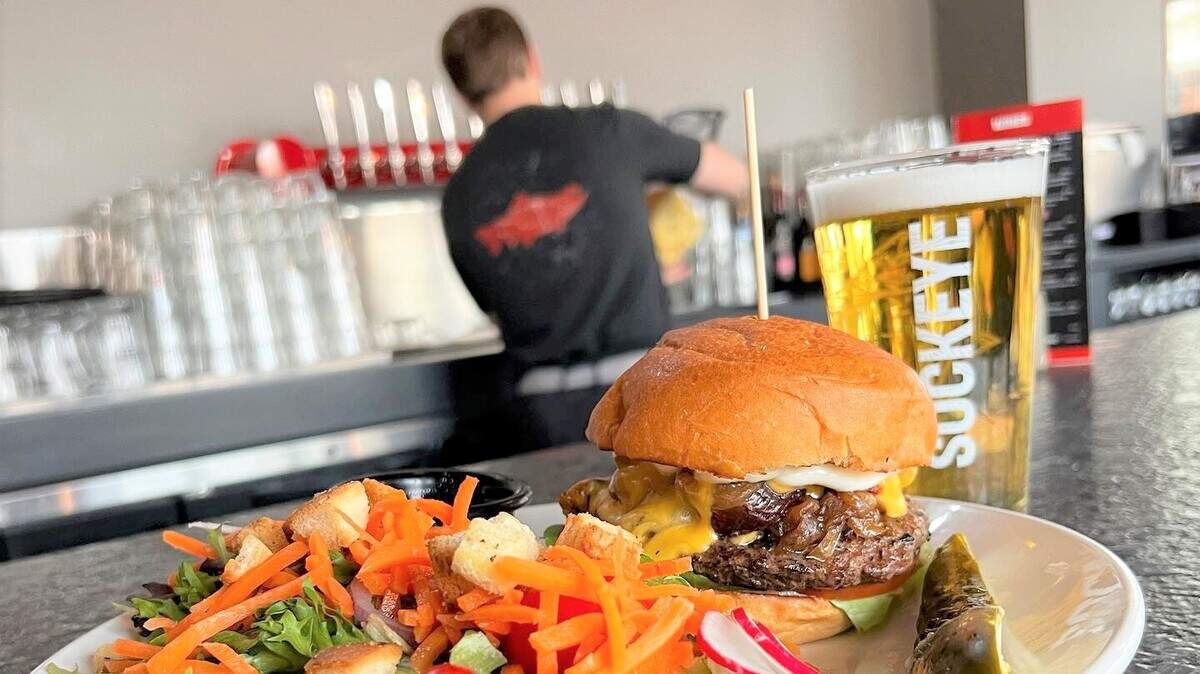 Sockeye Alehouse dishes up food such as its namesake burger, The Alehouse: An all-beef patty, bibb lettuce, caramelized onion, tomato, pickle, aged cheddar and house dressing.
