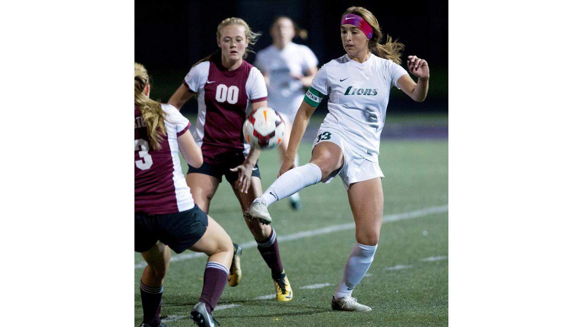 Borah senior Kylee Geis is one of 14 known girls soccer players from the Treasure Valley committed to a Division I scholarship.