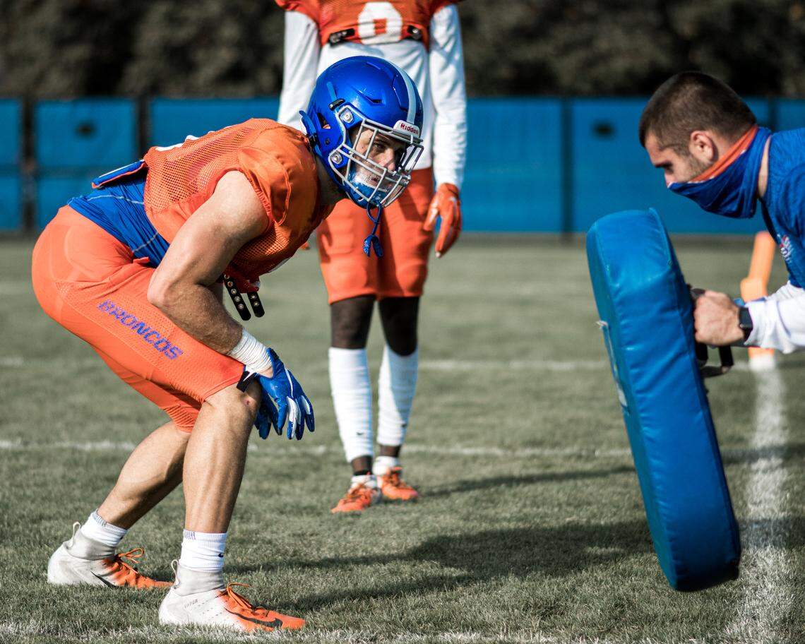 Former N.C. State linebacker Brock Miller started 11 games for the Wolfpack last season. He committed to Boise State in January.