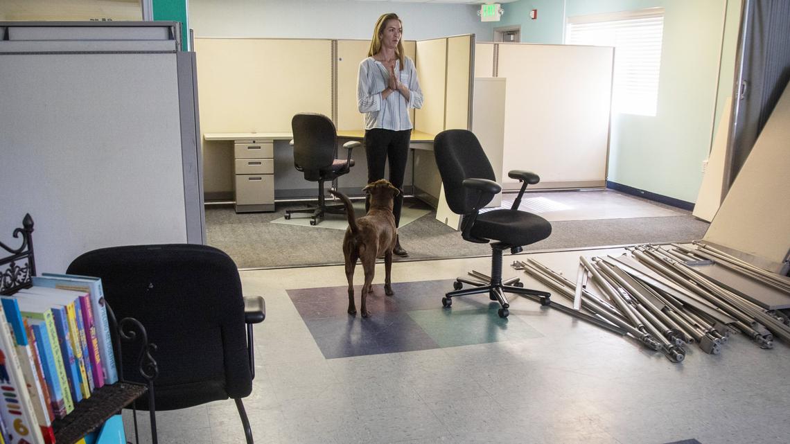 Ali Rabe, executive director of Jesse Tree, which helps prevent eviction and homelessness, plans to expand the nonprofit organization into the space that was the Pioneer Neighborhood Community Center. Rabe plans a kid-friendly lounge, a training center, counseling space and a computer lab in the expanded space.