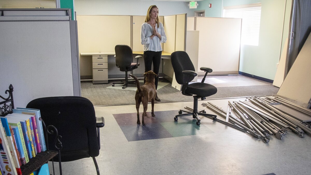 Ali Rabe, executive director of Jesse Tree, which helps prevent eviction and homelessness, plans to expand the nonprofit organization into the space that was the Pioneer Neighborhood Community Center. Rabe plans a kid-friendly lounge, a training center, counseling space and a computer lab in the expanded space.