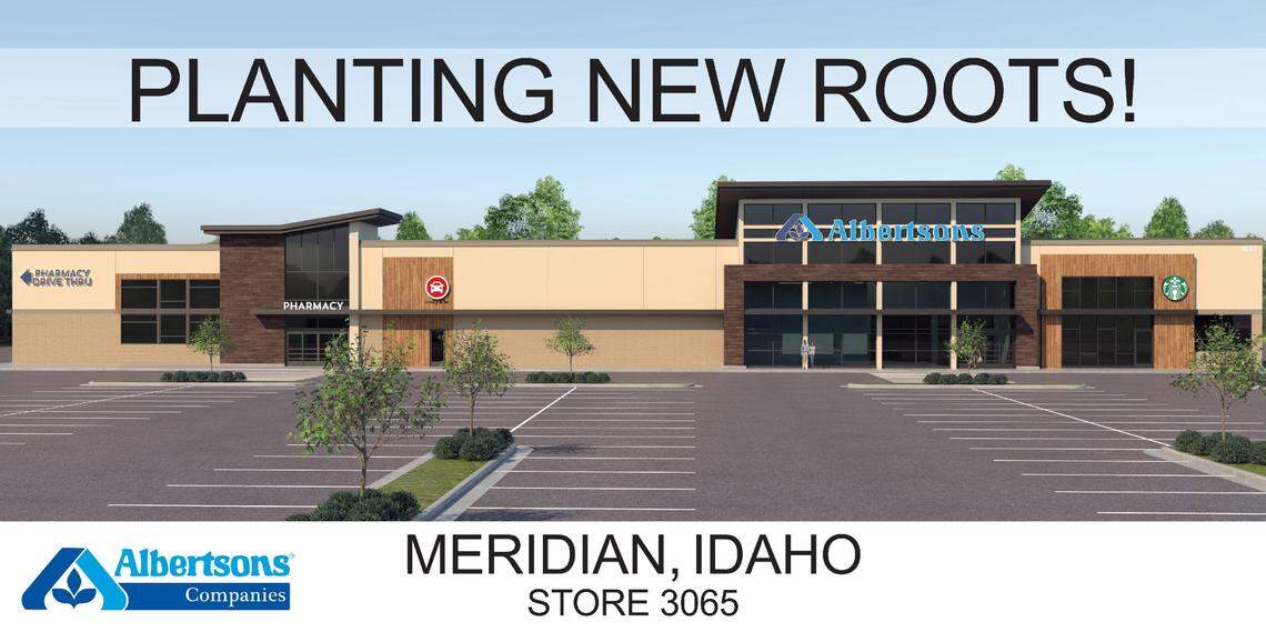 “We are excited to grow with the Meridian community and look forward to giving back to support the community, as well as ensuring our customers have access to the great fresh foods and other essential goods they need to support their total health and wellness,” said Kathy Holland, spokesperson for Albertsons, in an email.