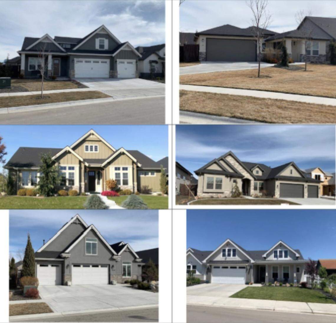 Additional home designs that could be featured in the Skybreak subdivision, which the Conger Group is developing at the southeast corner of Lake Hazel and Eagle Roads.