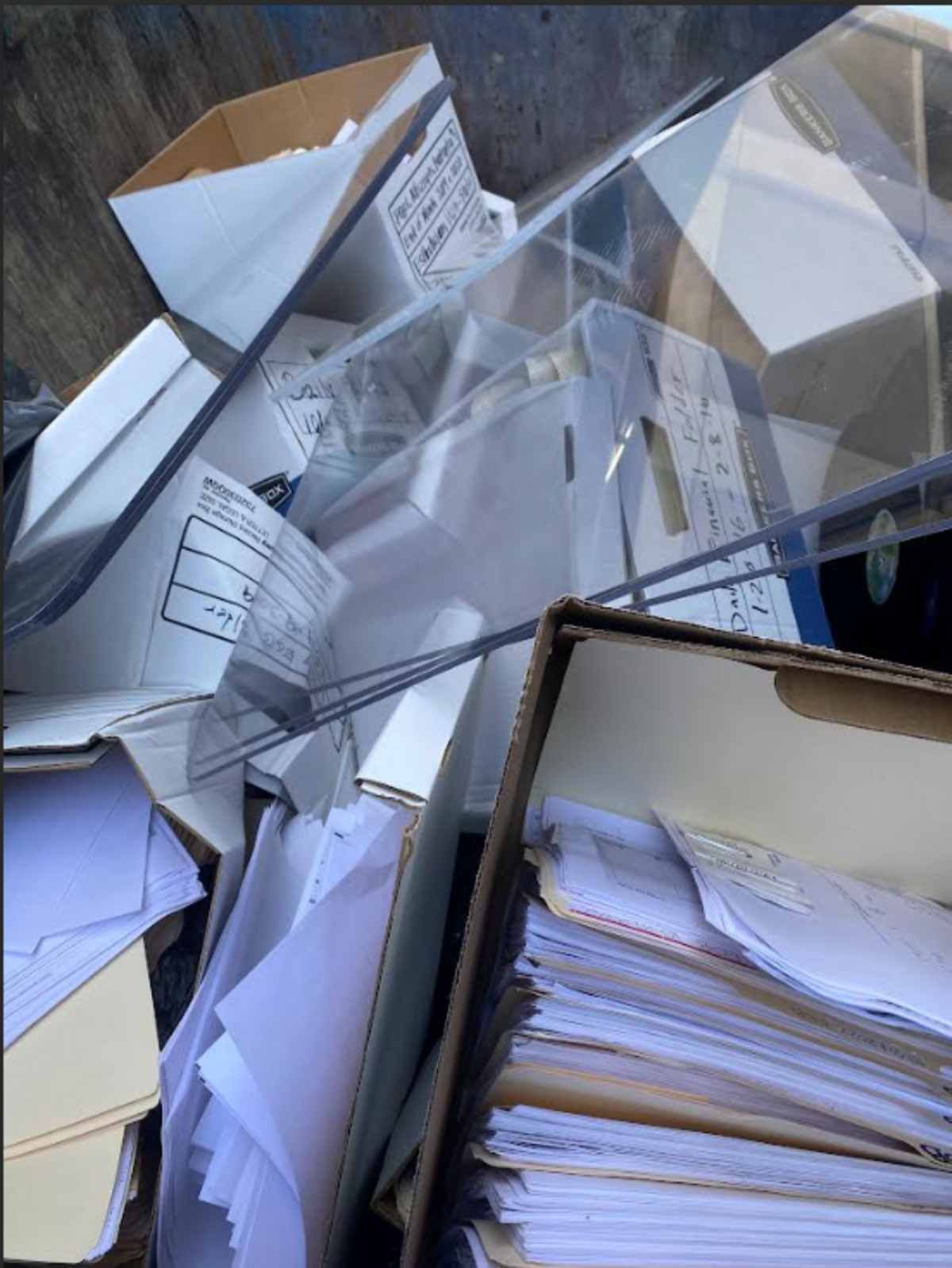 A user on Reddit shared a photo of documents from Gem State Dermatology containing medical, billing and personal information in a dumpster downtown.