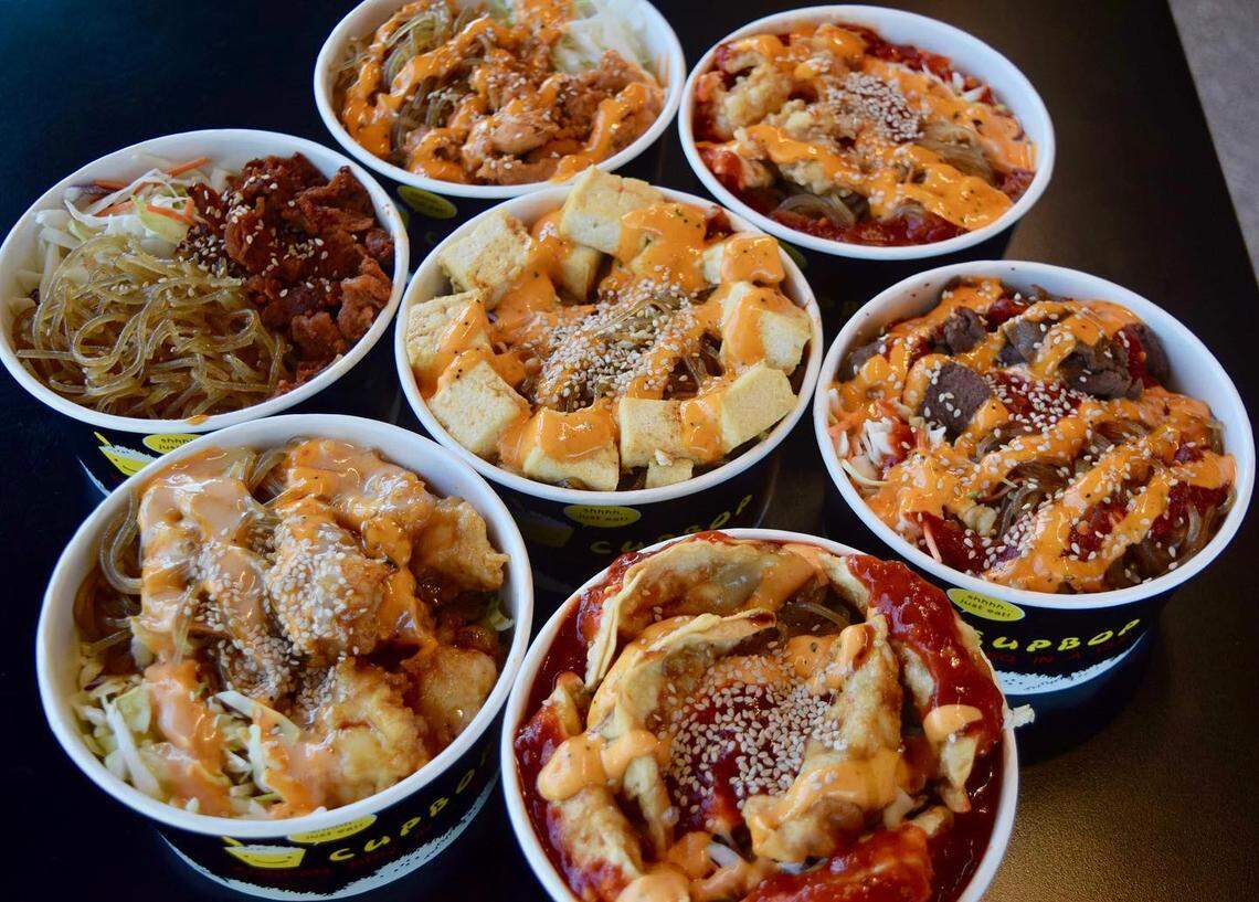 Cupbop specializes in customizable Korean barbecue bowls.