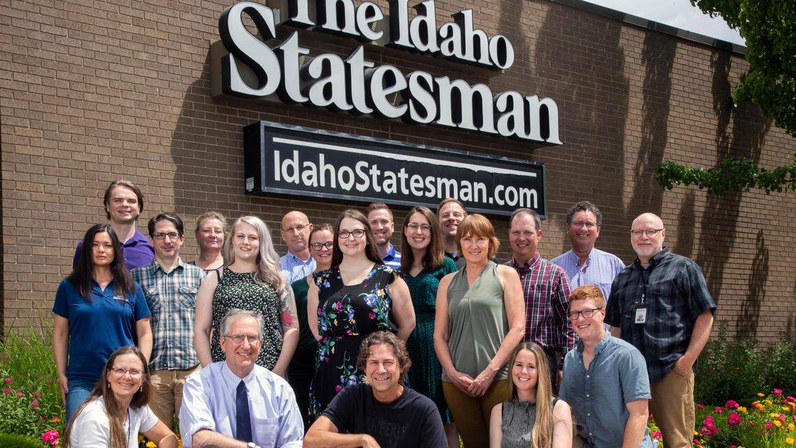 The newsroom staff in October 2019 as the Statesman prepared to welcome Treasure Valley residents to celebrate its 155th anniversary inside its building at 1200 N. Curtis Road.