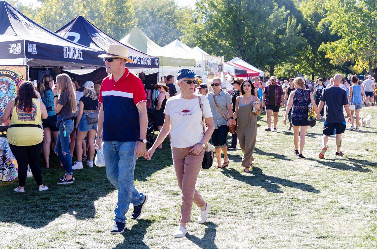 Thousands attend the Hyde Park Street Fair held at Camel’s Back Park each year in Boise.