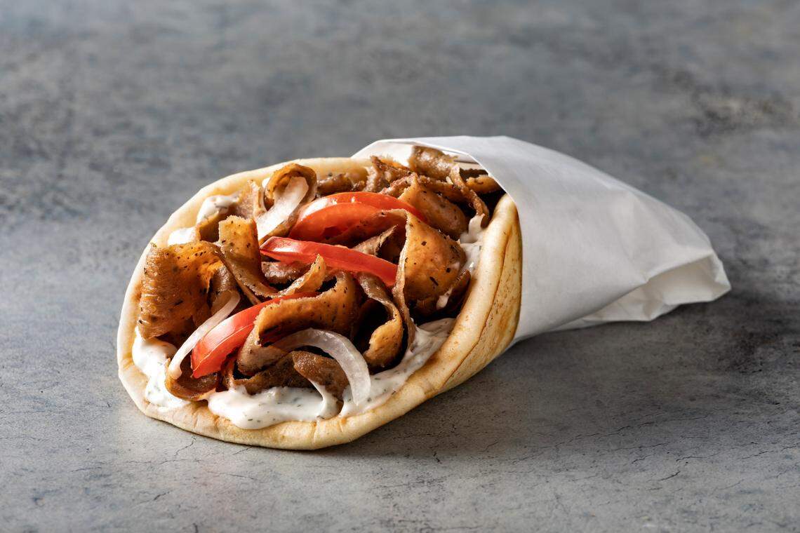 Look tasty? That’s what’s known as a gyro.