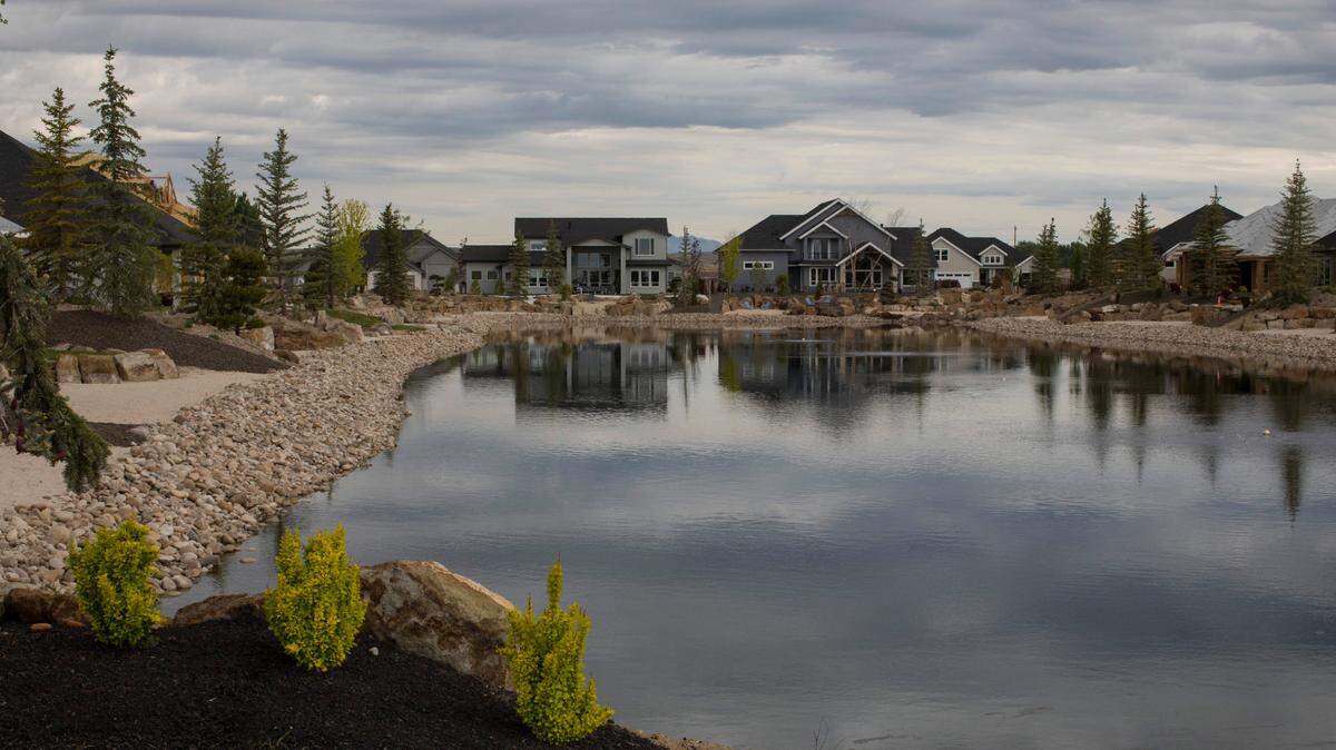 Homes being built in Eagle in 2018. The Boise area has become one of the fastest-growing areas in the country.